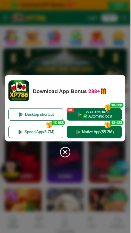 XP786 Downloading Shortcuts